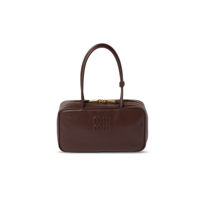 MIU MIU BEAU LEATHER TOP-HANDLE BAG 5BB172 06 (29*17*9cm)